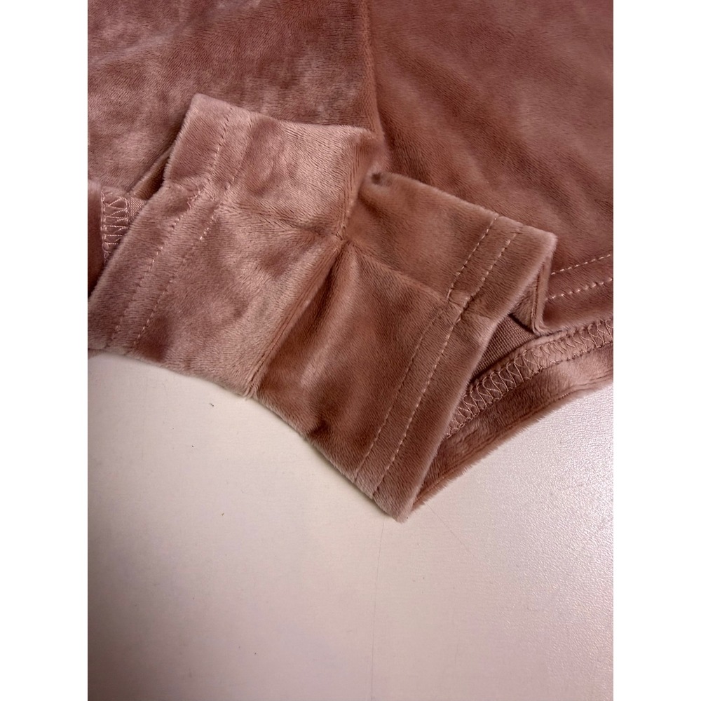 Juicy Couture Velour Sleep Shorts Pink Rhinestone Logo‎ Y2K Lounge XL 0098 - Picture 5 of 8